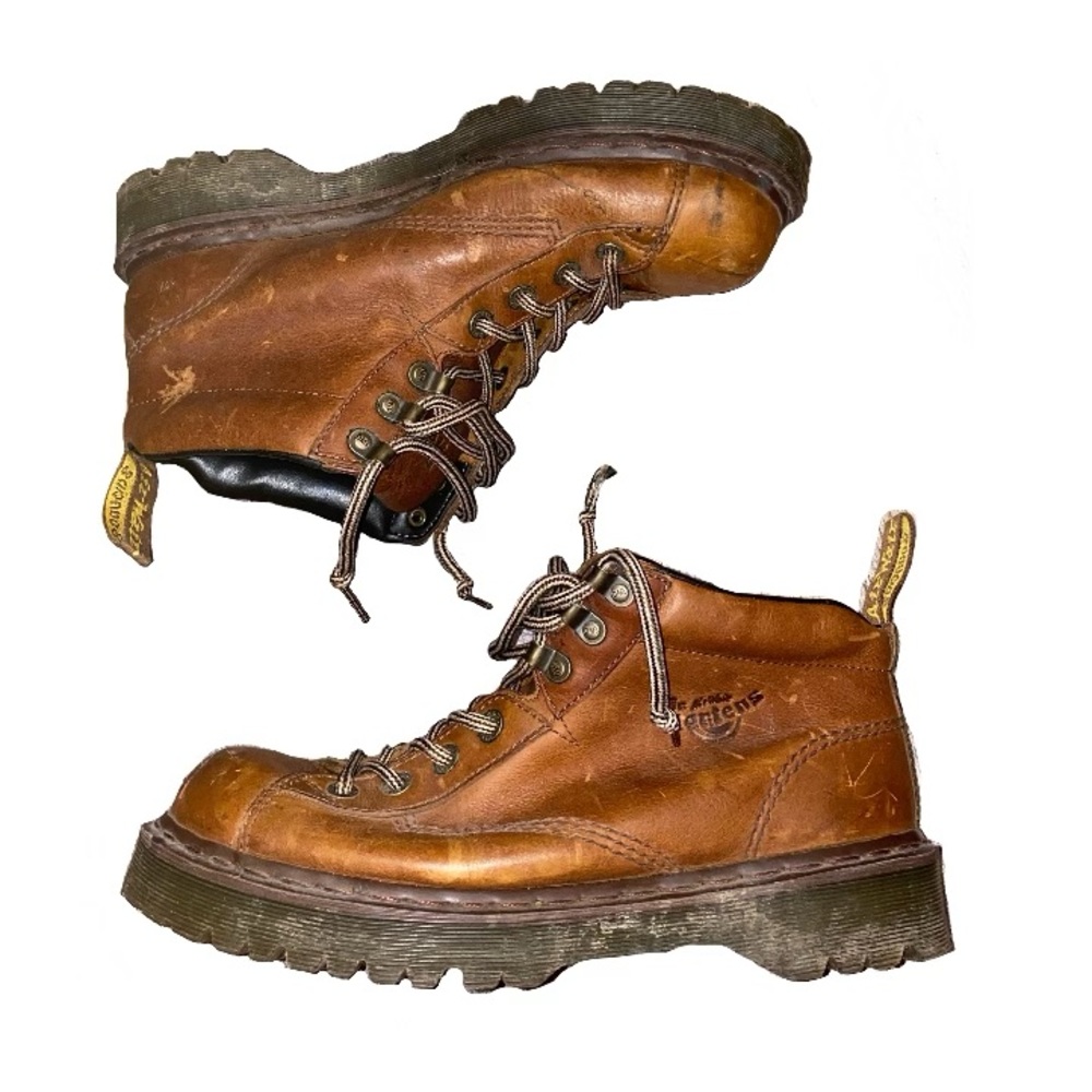 VINTAGE DR. MARTEN PLATFORM ANKLE BOOTS